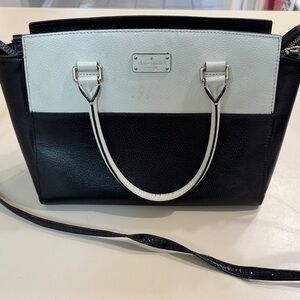 Kate Spade Two-Tone Black and White Satchel